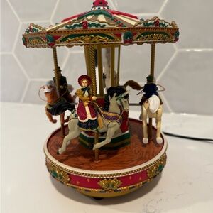 Mr. Christmas Collectibles Holiday Go Round Carousel